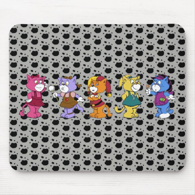 Boomi Cats Mouse Pad (Front)