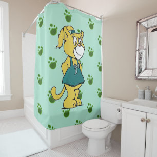 Boomi Cats Shower Curtain