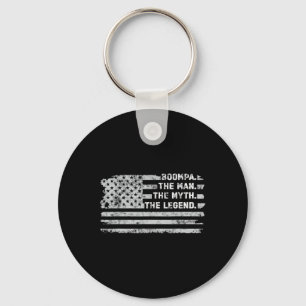 Boompa The Man Myth Legend Fathers Day Vintage Ame Key Ring