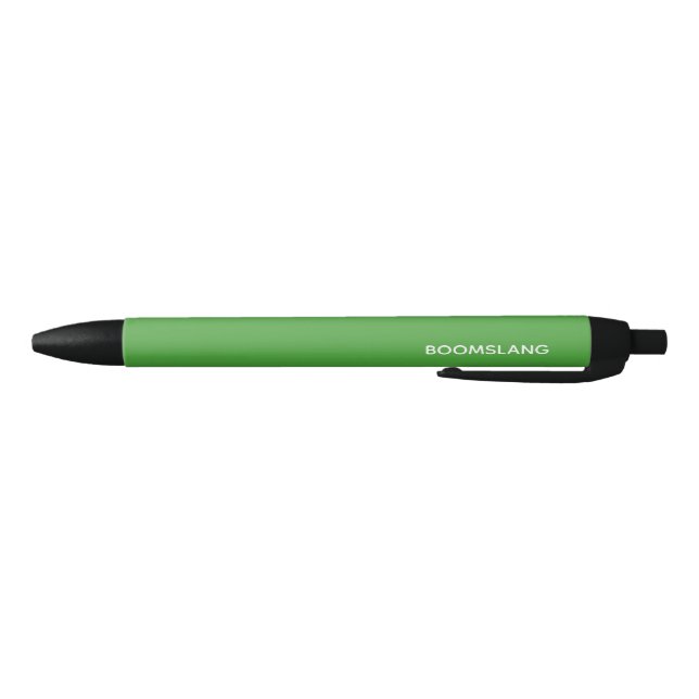 Boomslang green colour name black ink pen (Bottom)