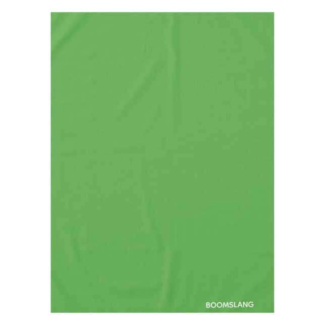 Boomslang green colour name tablecloth (Front)