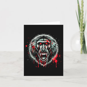 Boon Halloween Party Decor Creepy Scary Bloody Kil Card