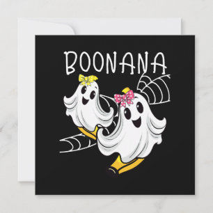 Boonana Cute Ghost Banana Halloween