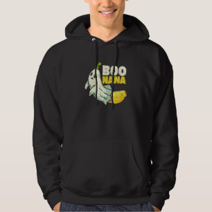 Boonana Cute Ghost Banana Halloween Costume Spooky Hoodie