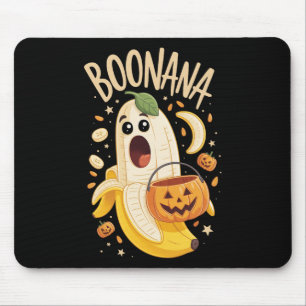 Boonana Cute Ghost Nana Halloween Costume Men Wome Mouse Pad
