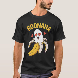 BOONANA – Funny Halloween Ghost Banana  T-Shirt
