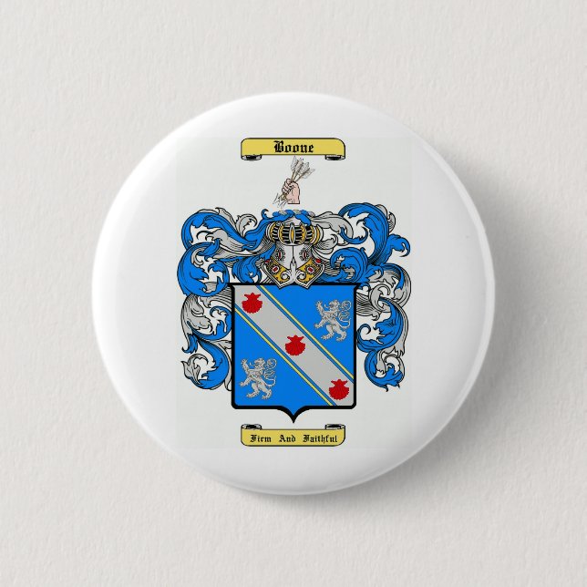 Boone 6 Cm Round Badge (Front)