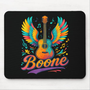 Boone D Name Vintage Retro Girls Woman Man  Mouse Pad