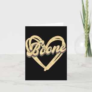 Boone Family Name I Love Boone D Vintage  Card