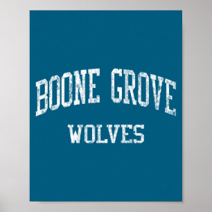 Boone Grove High School Hs Artwork Poster