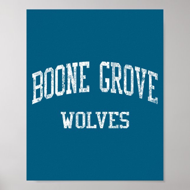 Boone Grove High School Hs Artwork Poster (Front)