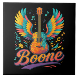 Boone Guitar Ceramic Tile