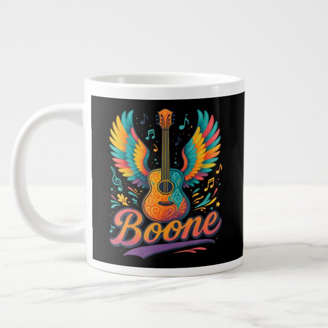 Boone Guitar Large Coffee Mug (Left)