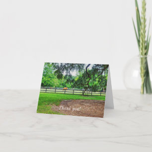 Boone Hall Stables Thank You Card