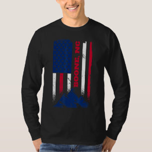 Boone Nc North Carolina American Distressed Patrio T-Shirt