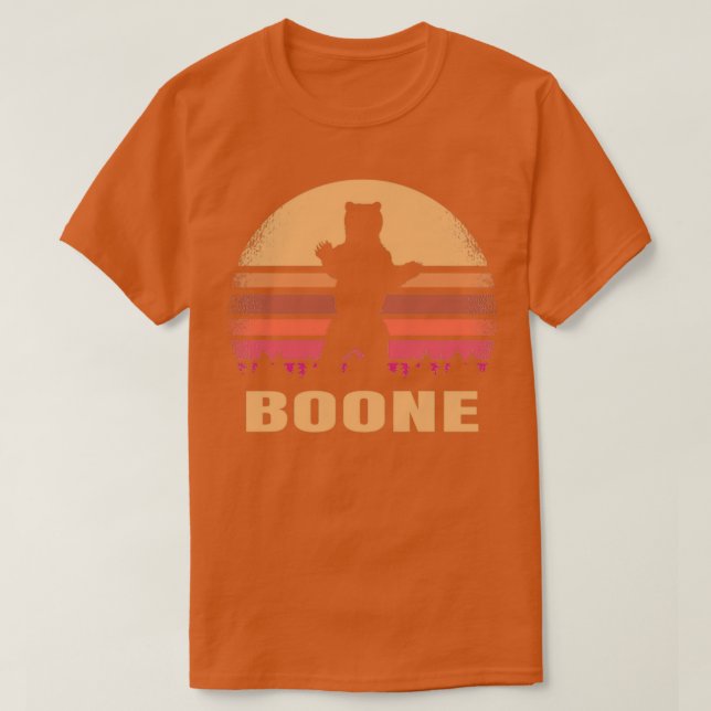 Boone North Carolina Bear T-Shirt (Design Front)