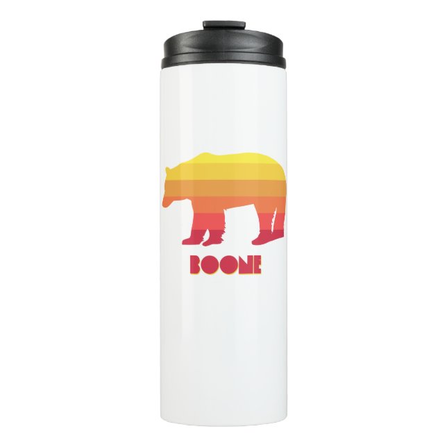 Boone North Carolina Bear Thermal Tumbler (Front)