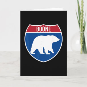 Boone North Carolina Nc Interstate Highway Road Tr Card
