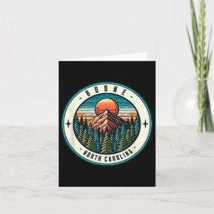 Boone North Carolina Skiing Snowboarding Family Tr Card