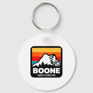 Boone North Carolina Skiing Snowboarding Family Tr Key Ring