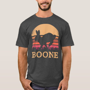Boone North Carolina Vintage Bunny Rabbit NC Sunse T-Shirt