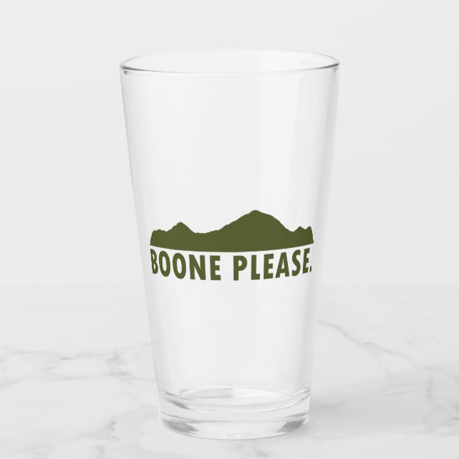 Boone Please Glass (Front)