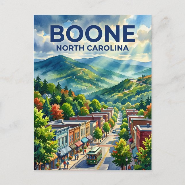 Boone USA Postcard (Front)