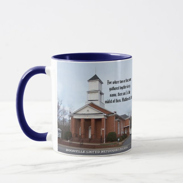 BOONVILLE UNITED METHODIST CHURCH-MUG MUG (Left)
