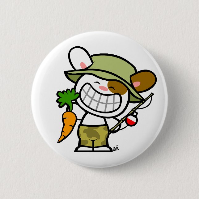 Boony 'Gone Carrot-ing' Button (Front)