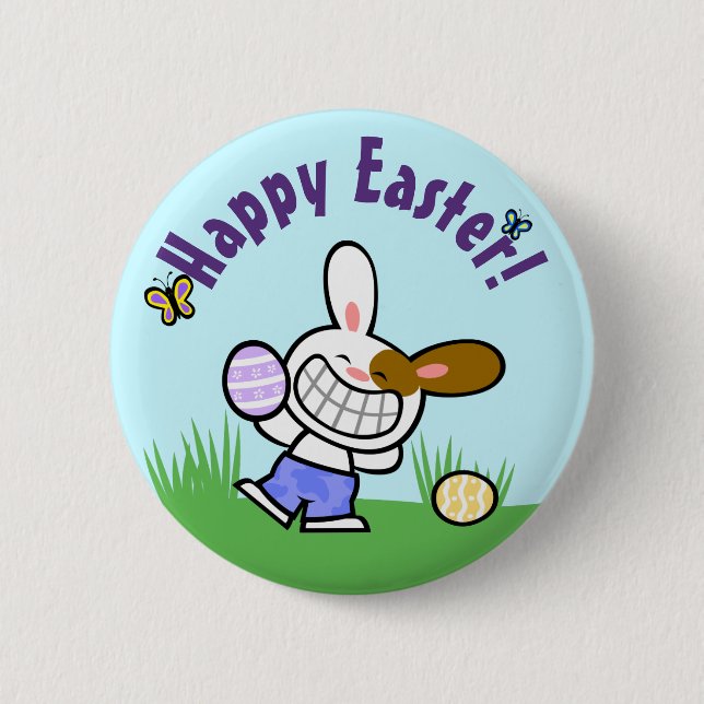 Boony Happy Easter Button (Front)
