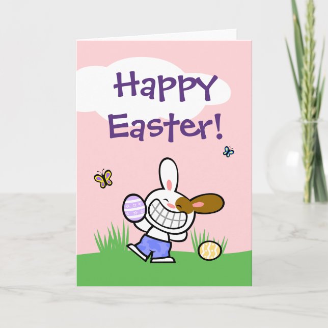 Boony Happy Easter Greeting Card (Front)
