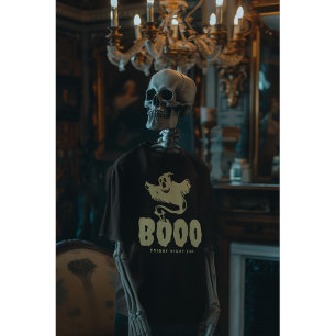 Booo: Fright Night Fun Ghost Halloween T-shirt