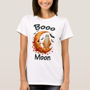 Booo Moon Halloween T-Shirt