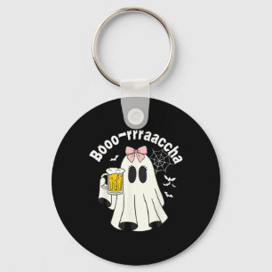 Booo-rrraaccha Funny Ghost Beer Halloween Spooky S Key Ring