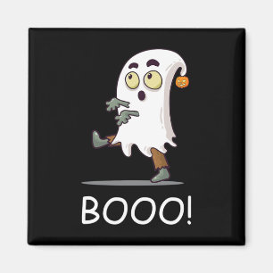 Booo! Spirit Ghost Hour Haunting Halloween Fun Magnet