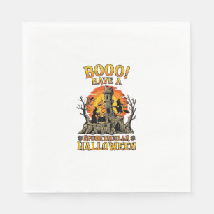 Booo Spooktacular Halloween Witch Cauldron Castle  Napkin