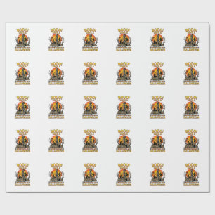 Booo Spooktacular Halloween Witch Cauldron Castle  Wrapping Paper