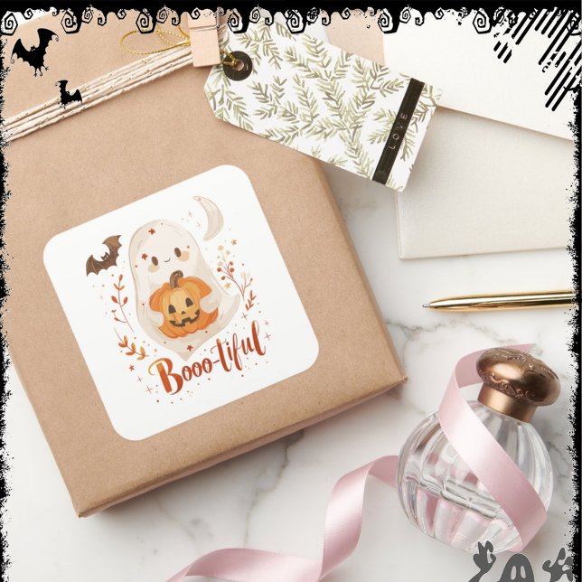 Booo-tiful  | ExDesigner | Halloween Square Sticker (Creator Uploaded)