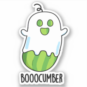 Booocumber Funny Ghost Cucumber Pun 