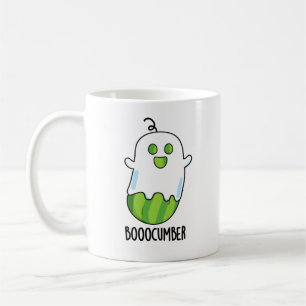Booocumber Funny Ghost Cucumber Pun  Coffee Mug