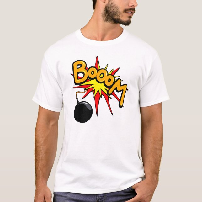 Booom! Funny t-shirt (Front)