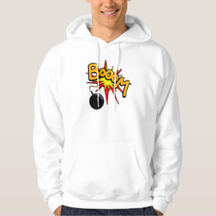 Booom! Hoodie, funny illustration Hoodie