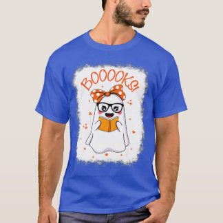 Booooks! Cute Ghost Reading Library Books Hallowee T-Shirt