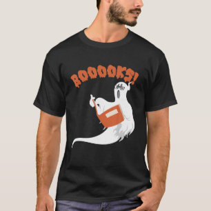 Booooks Funny Halloween Ghost Reading Books T-Shirt