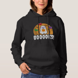Booooks Ghost T Shirt Boo Read Books Library Gift 