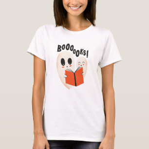 Booooks Halloween Ghosts Book T-Shirt