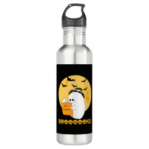 Booooooks Shirt Boo Read Books Halloween  710 Ml Water Bottle