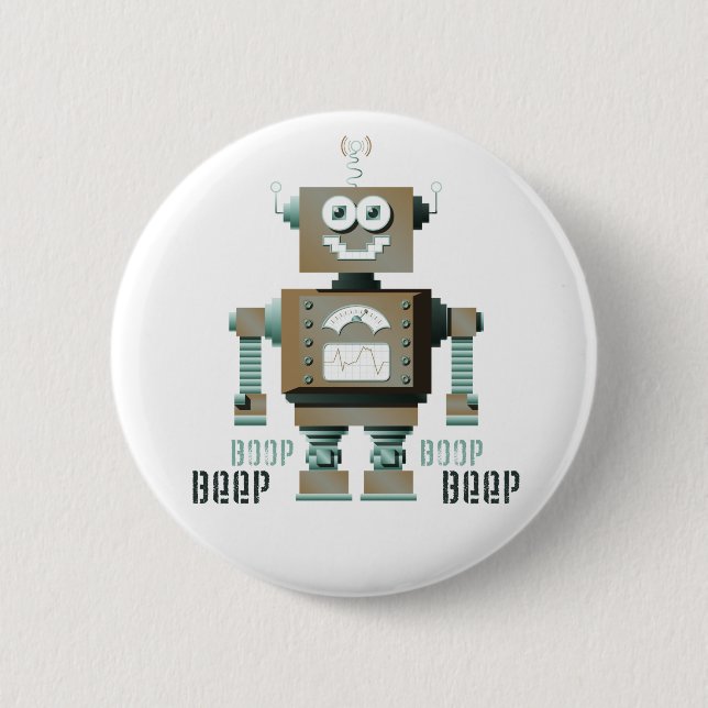 Boop Beep Toy Robot Button (lt) (Front)