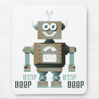 Boop Beep Toy Robot Mousepad (lt)