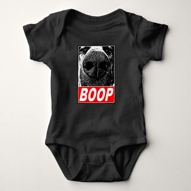 Boop Nose Baby Bodysuit (Front)